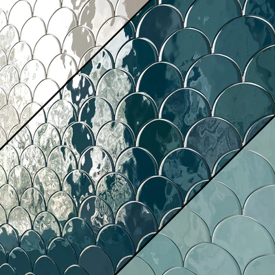 Плитка Sorrento Wave Ceramic Wall Tile 7 видов — Вид 1