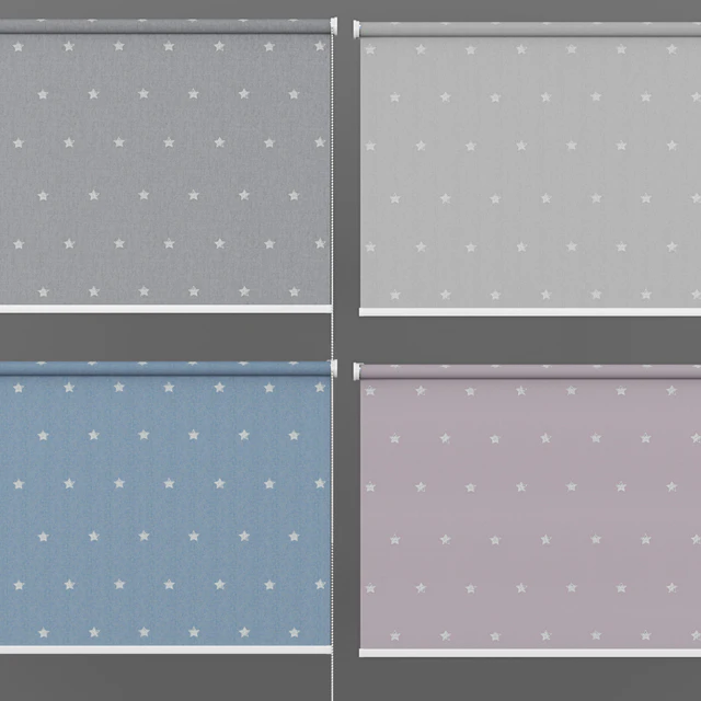 Roller Blind Stars in Four Colors Set 1 — Descargar