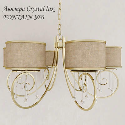 Люстра Crystal lux FONTAIN SP6 — Скачать