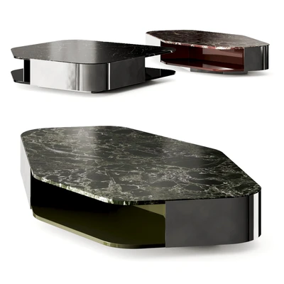Minotti Diagramma Marble Coffee Table — Ver 5