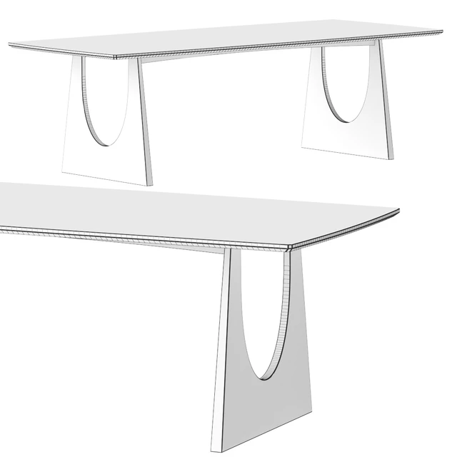 ETHNICRAFT Geometric Dining Table — Descargar