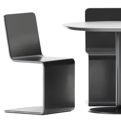 Table Balance by Calligaris and Outdoor Chair Roger By bellitalia / Садовая мебель — Вид 4