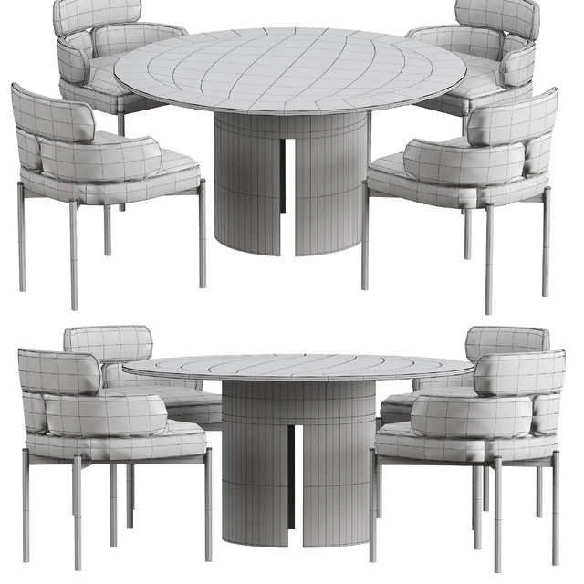 Meridiani Sylvie dining table — Descargar