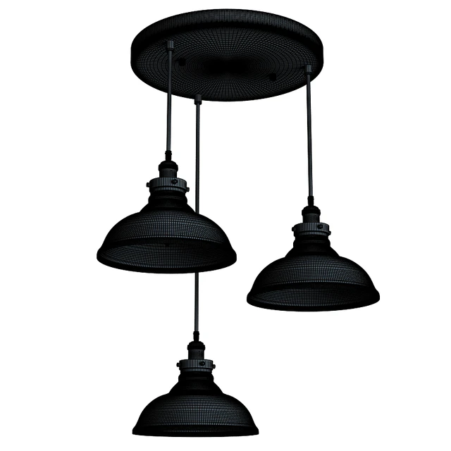 ARTCRAFT 3-Light Bronze and Copper Pendant Suspension — Descargar