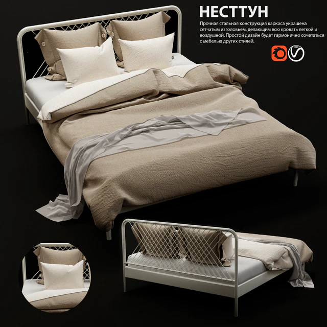 Кровать ИКЕА НЕСТТУН — Скачать