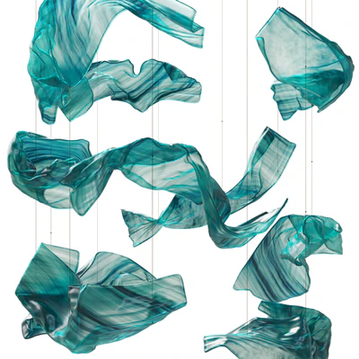 Hanging glass installation — Ver 4