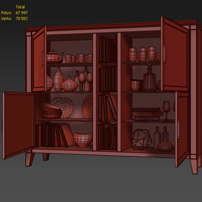 Wardrobe / Showcase Aster. Showcase by Le Fablier — Ver 5