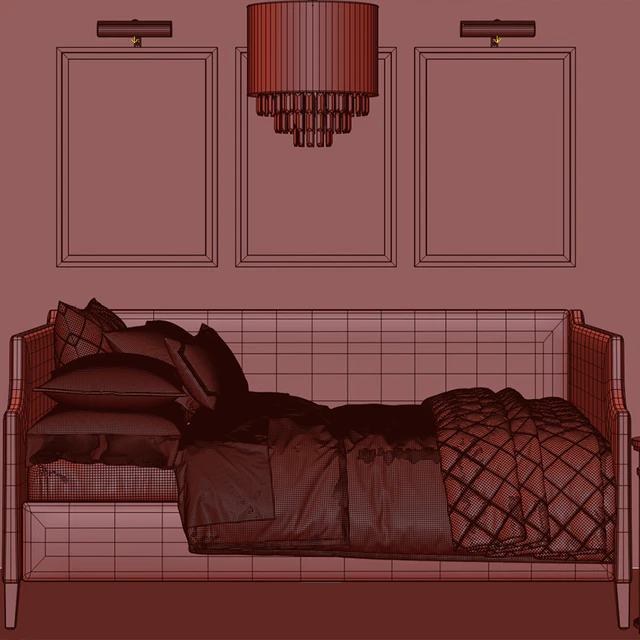 RH Annika Velvet Daybed — Скачать