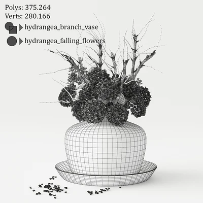 Hydrangea Vase — Ver 3
