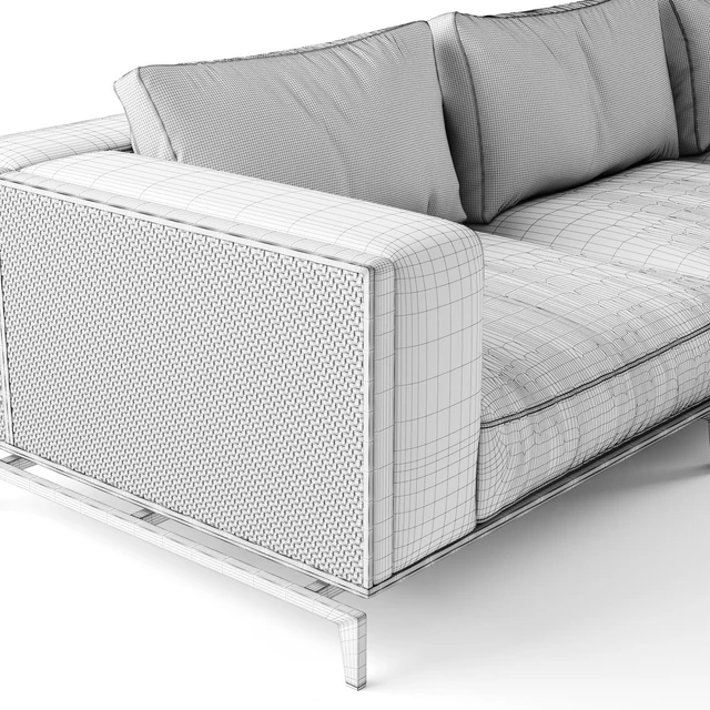 Visionnaire BACKSTAGE 3 seater sofa — Скачать