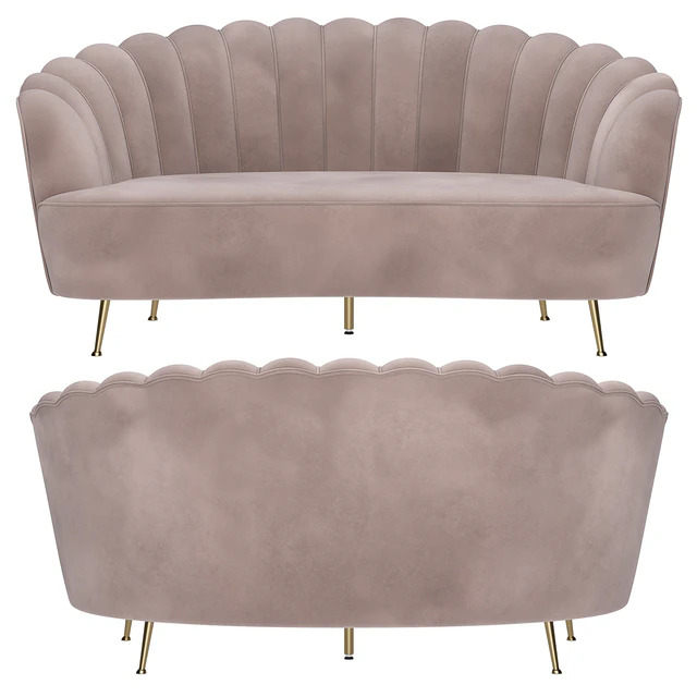 Rita Velvet Sofa — Скачать