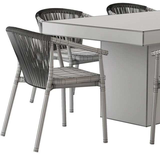 Coco Republic Abbott Dining Table and Marco Chair — Descargar