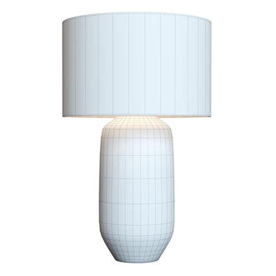 Crate & Barrel Cane Gray Table Lamp — Ver 7