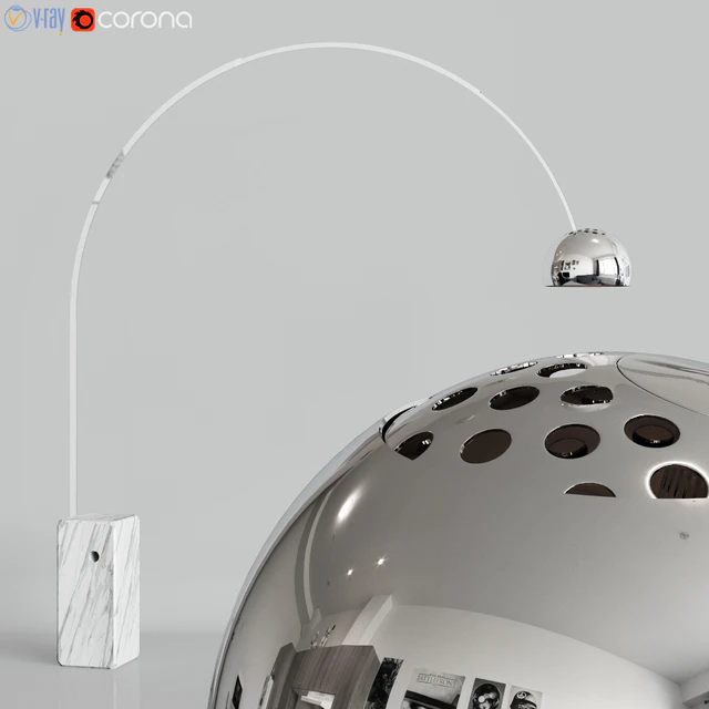 Arco Flos Floor Lamp — Скачать