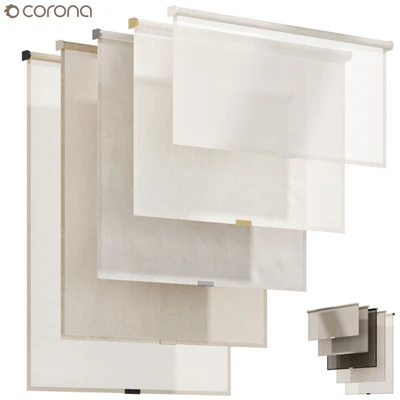 Roller blinds Curtains 03, Roller blinds — download