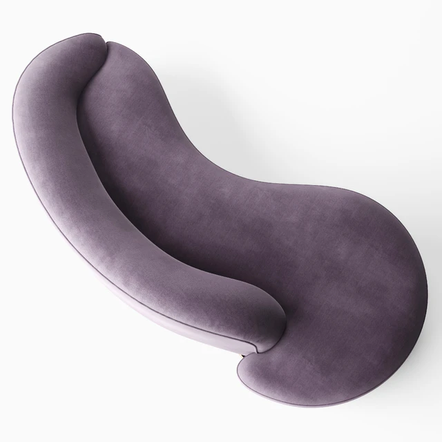 Serpentine Sofa with Arm — Descargar