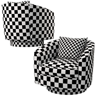 Camino Leather Swivel Chair Bernhardt Interiors — Вид 4