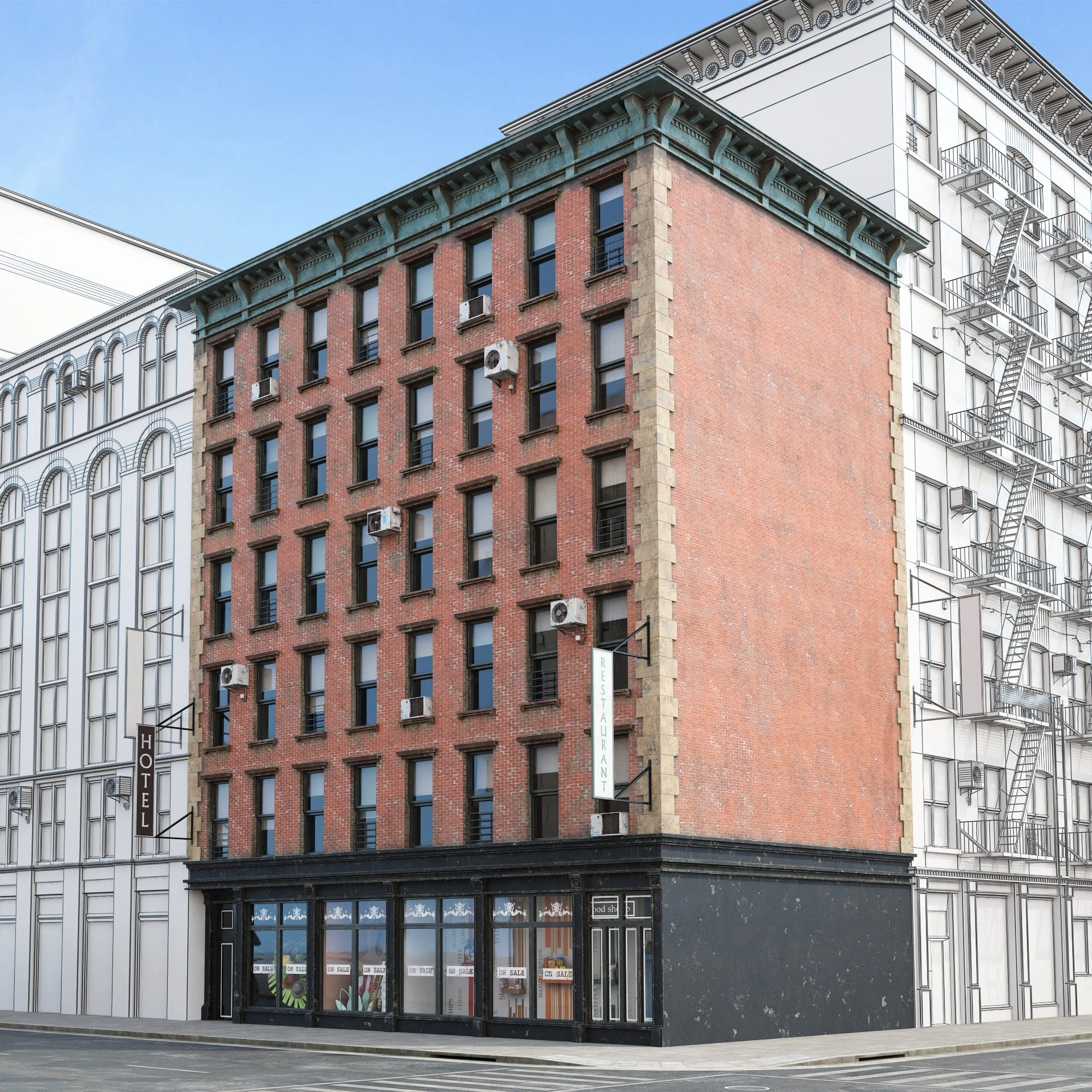 new york style buildings 035 — Descargar