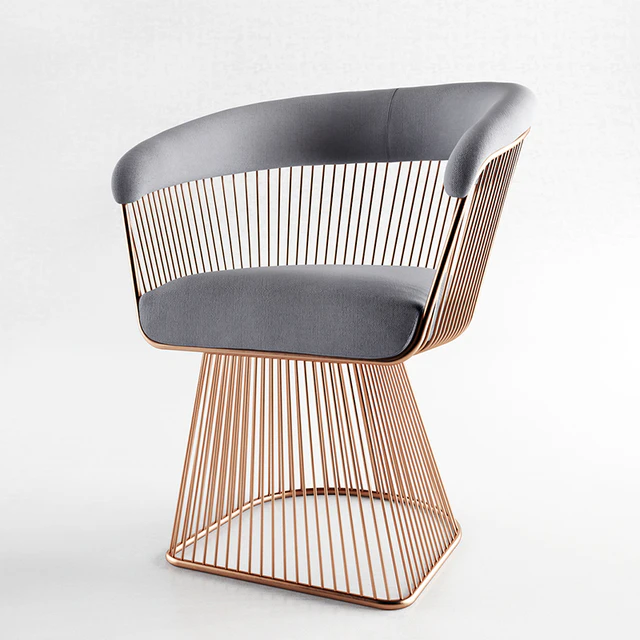 Penda Gold Wire Chair — Descargar