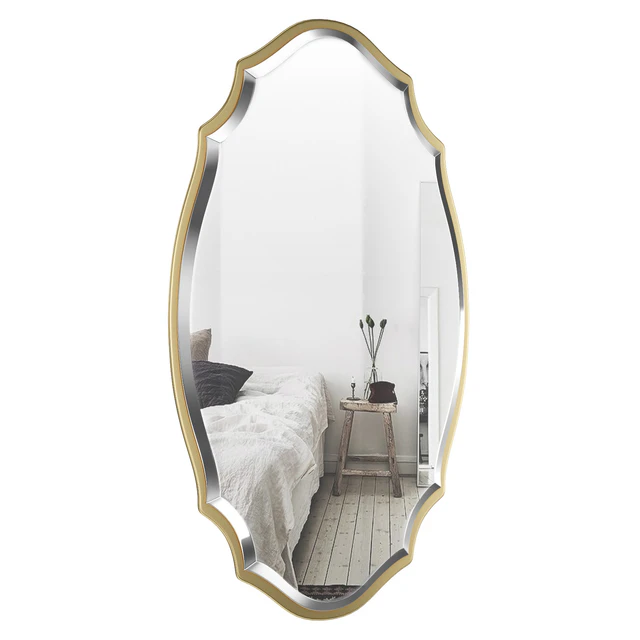Blaisdell Horizontal Gold Wall Mirror WRLO8574 — Скачать