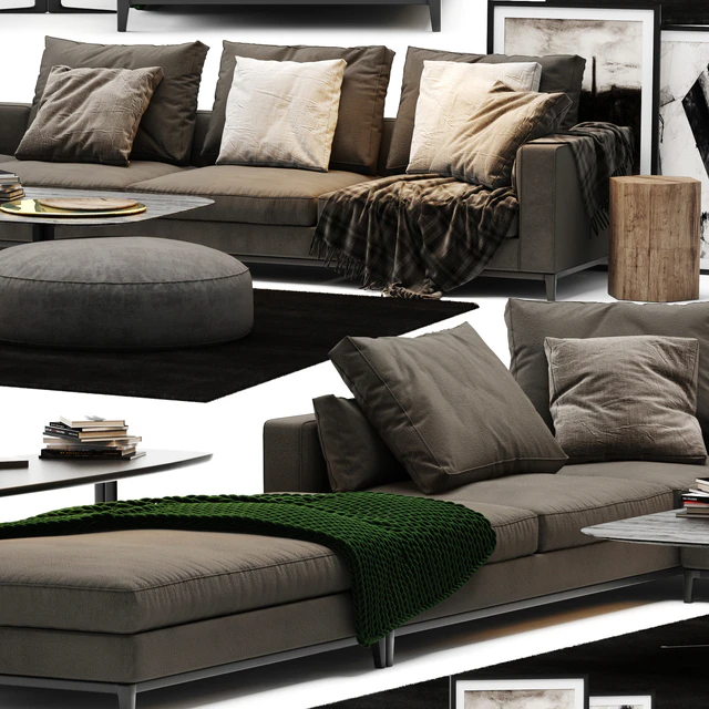 Minotti - Andersen Sofa — Скачать