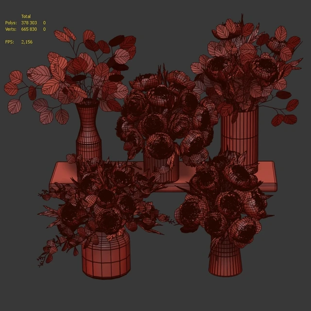 Букеты из эвкалипта и пионов — Скачать