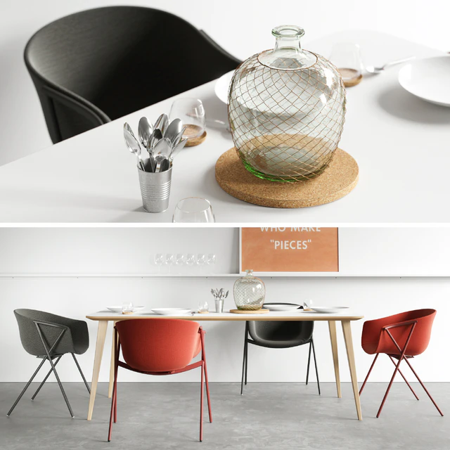 Chair Bai & Table Bob ONDARRETA — Скачать