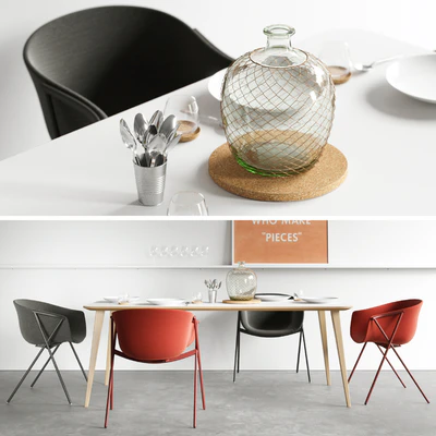 Chair Bai & Table Bob ONDARRETA — Вид 1