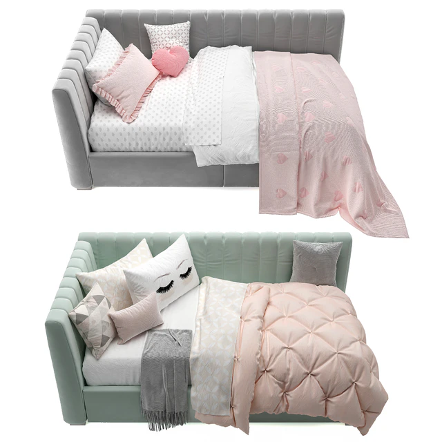 Avalon Upholstered Corner Storage Bed — Скачать
