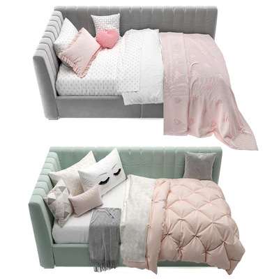 Avalon Upholstered Corner Storage Bed — Вид 4