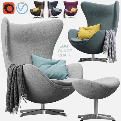 Egg lounge chair — Ver 1
