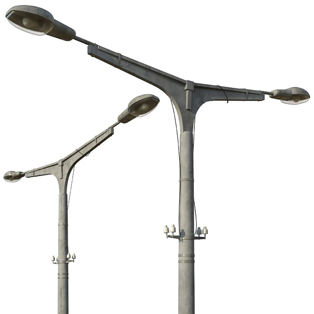 Lamppost (set of 3 poles) — Download