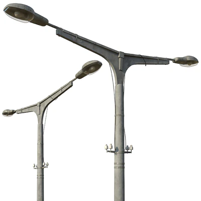 Lamppost (set of 3 poles) — View 5