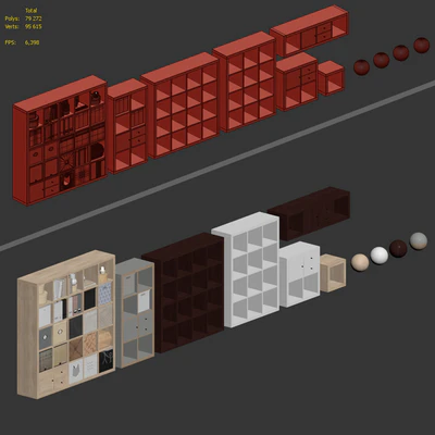 IKEA Rack KALLAX — Ver 4