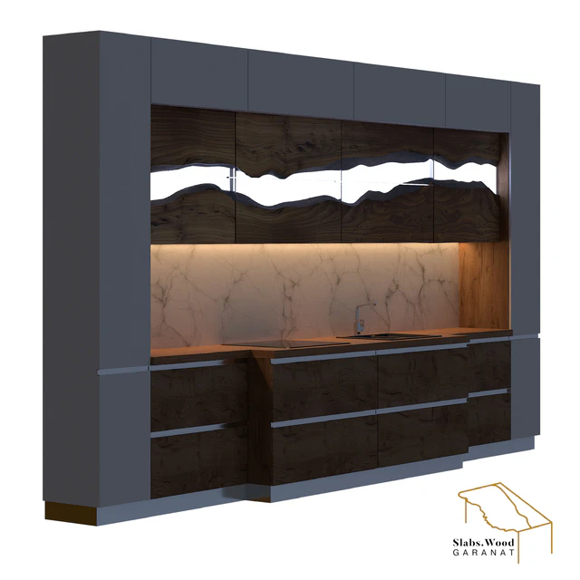 Кухня Slabs Wood Garanat — Скачать