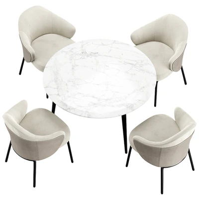 BELSIZE SMALL Table Minotti angie dining Chair — Ver 5