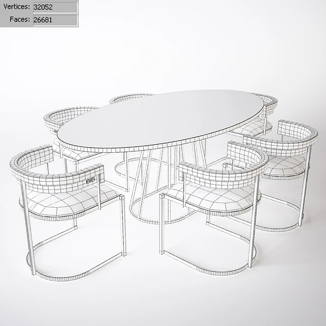 Стул Fitzgerald и стол Aile Rooma Design & Furniture — Скачать