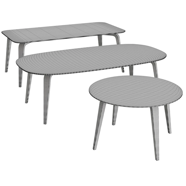 GUBI Dining Table Wood — Скачать