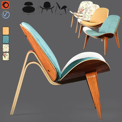 smile shell chair — Ver 5