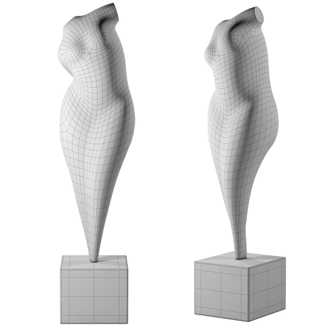 Gedraaid Model Sculpture — Descargar