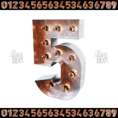 NUMERALS RETROBLOCK — Ver 1