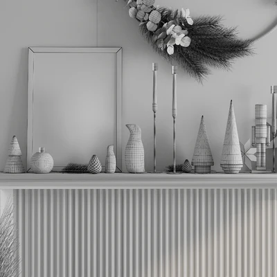 Minimalistic Christmas decor 02 — Ver 6