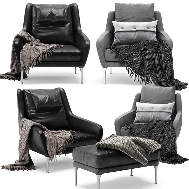 B & B Italia Edouard Armchair — Descargar