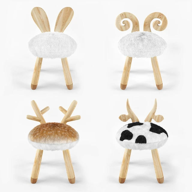 animal wooden set — Descargar