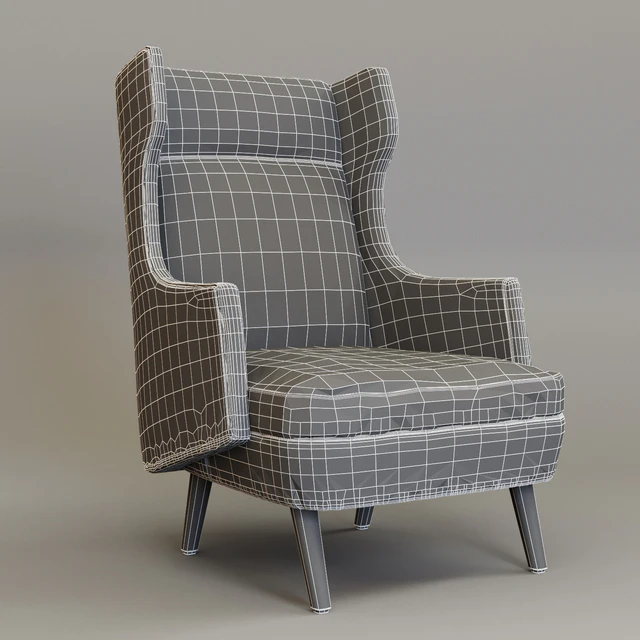 Arteriors Budelli Wing chair — Descargar