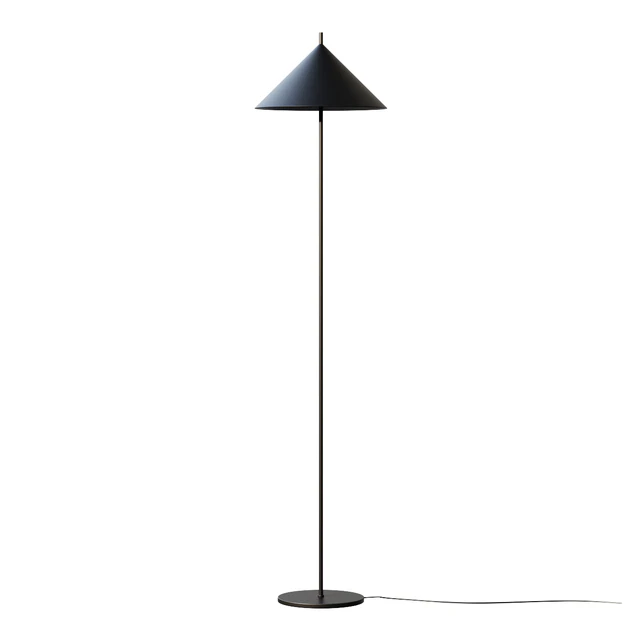 Торшер    Minimal Black Metal Floor Lamp   напольный светильник — Скачать