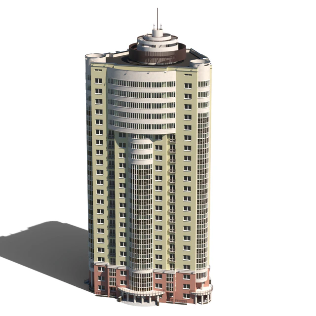 Multi-storey residential building (22 floors). — Descargar