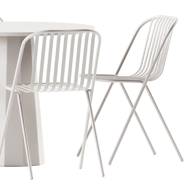 Dix Table by Connubia and Belca Chair by TUBY / Garden furniture — Descargar