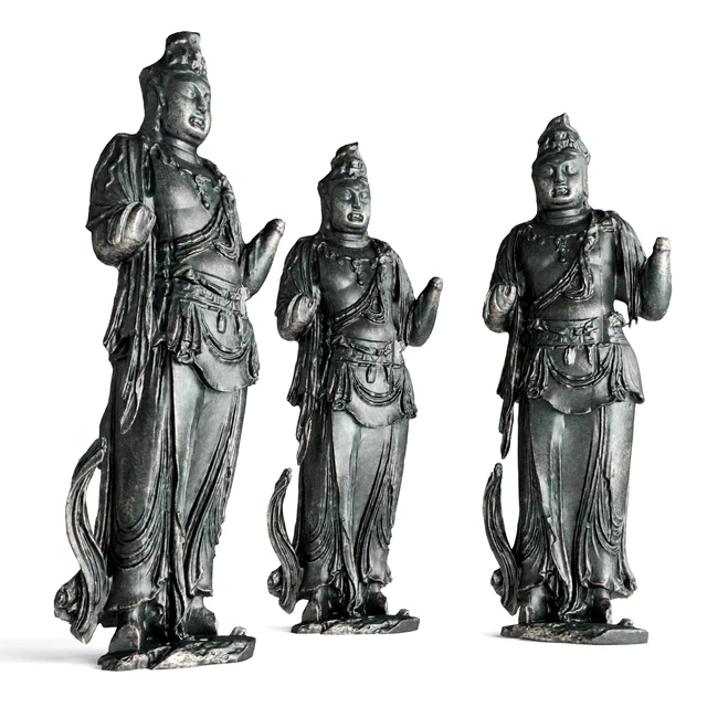 Standing Buddha bodhisattva sculpture — Descargar