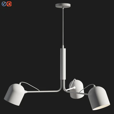 Liang Pendant lamp metal white — Ver 2